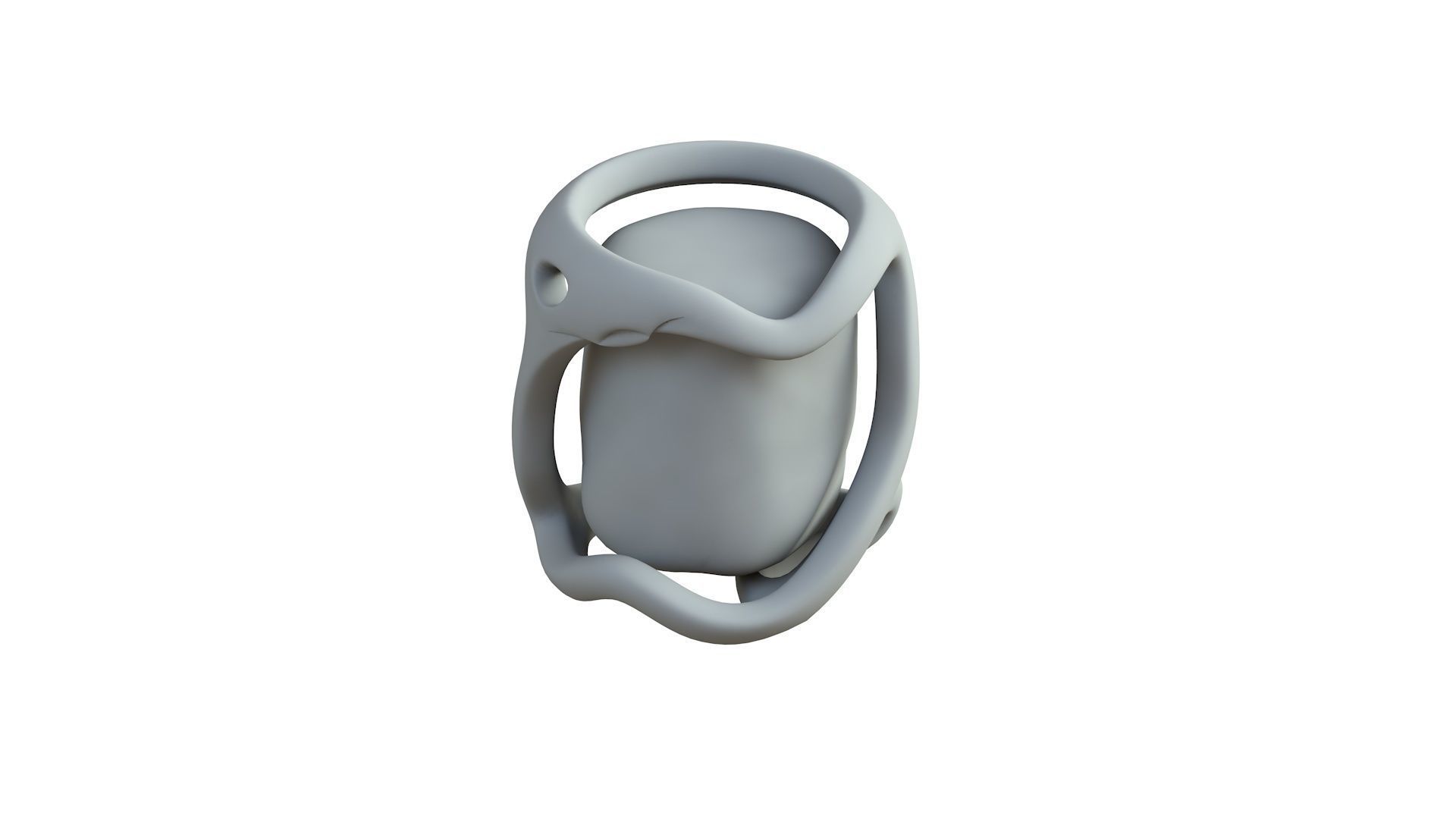 SciFi Shape Object Low Poly 41 Low-poly 3D model_6