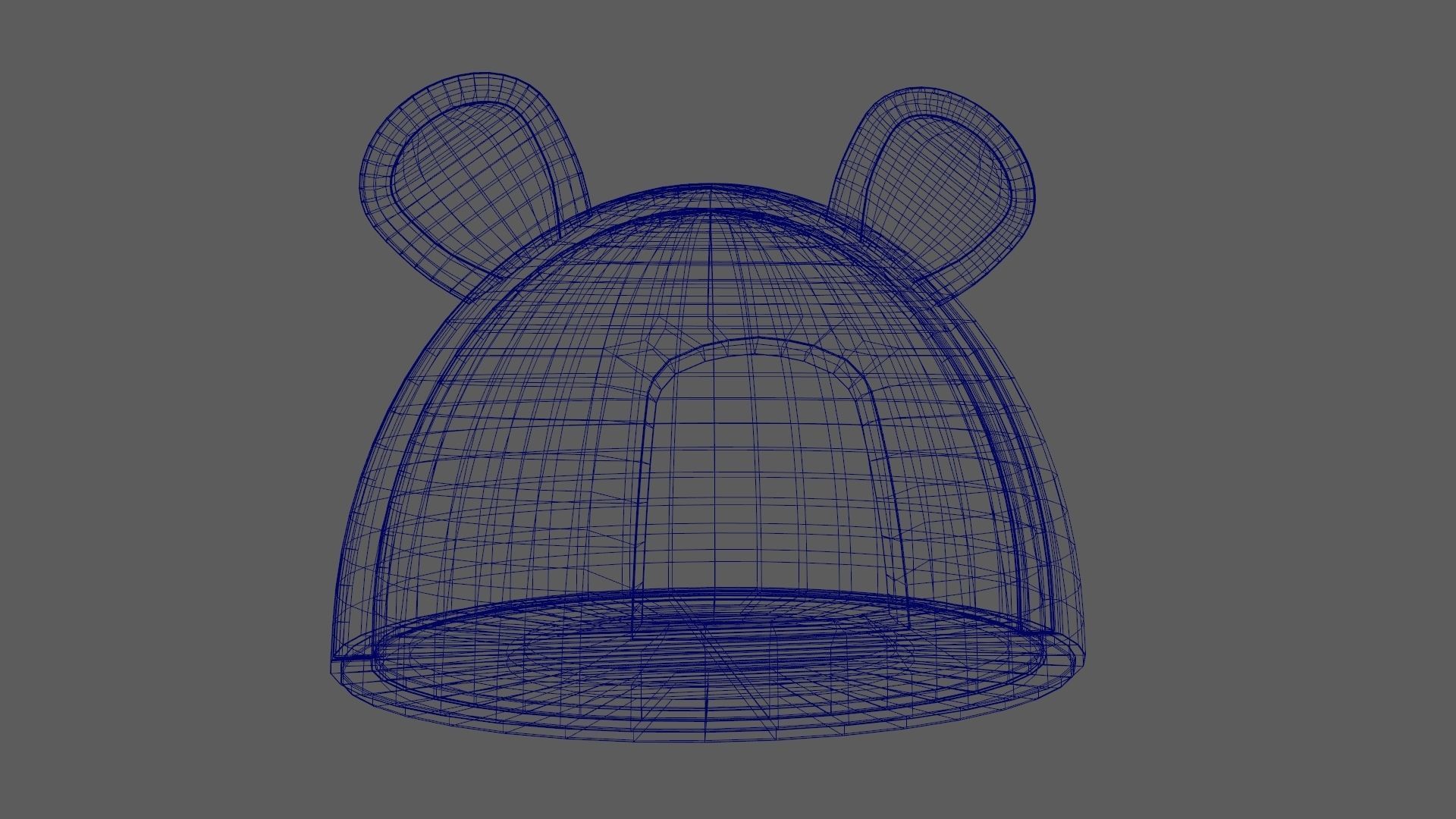 Mouse Meow Hut Cat Hut Cat Tent Turquoise 3D model_13