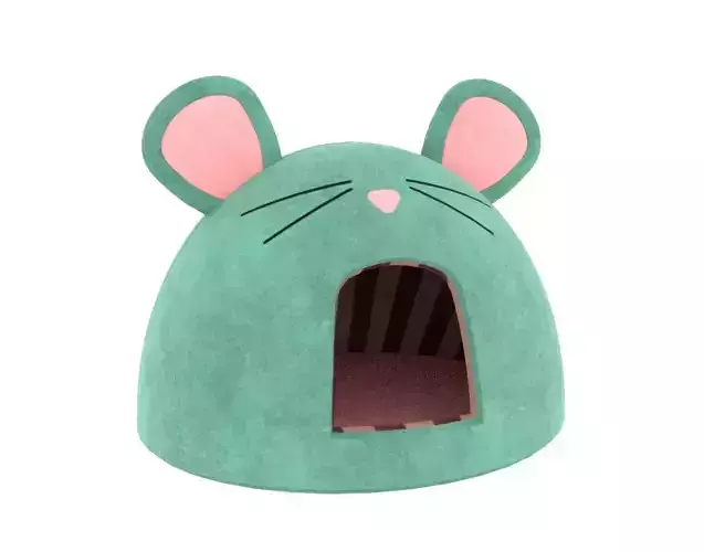 Mouse Meow Hut Cat Hut Cat Tent Turquoise