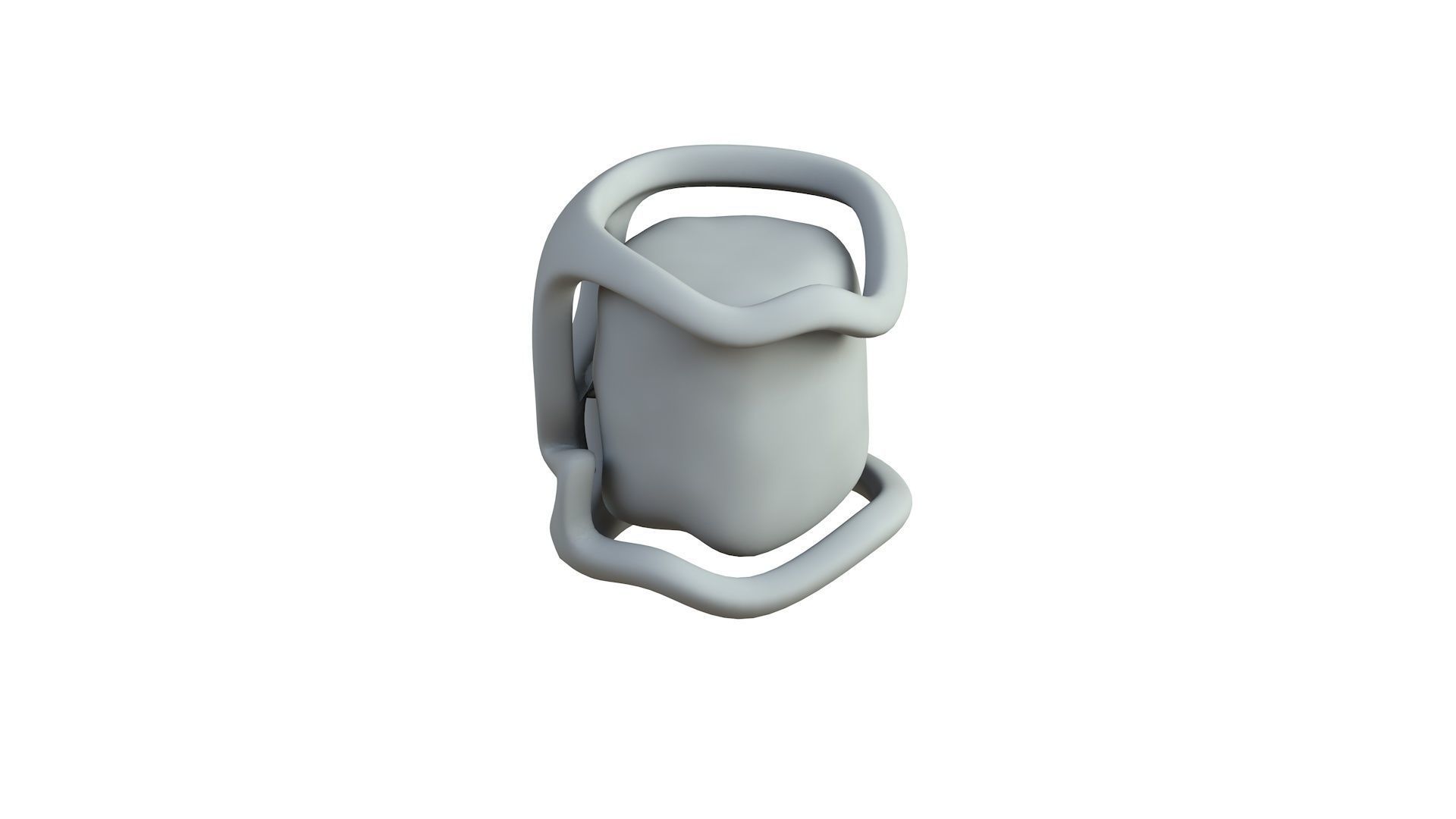 SciFi Shape Object Low Poly Low-poly 3D model_5