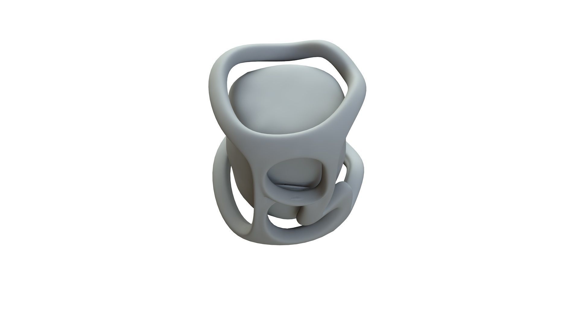 SciFi Shape Object Low Poly Low-poly 3D model_15