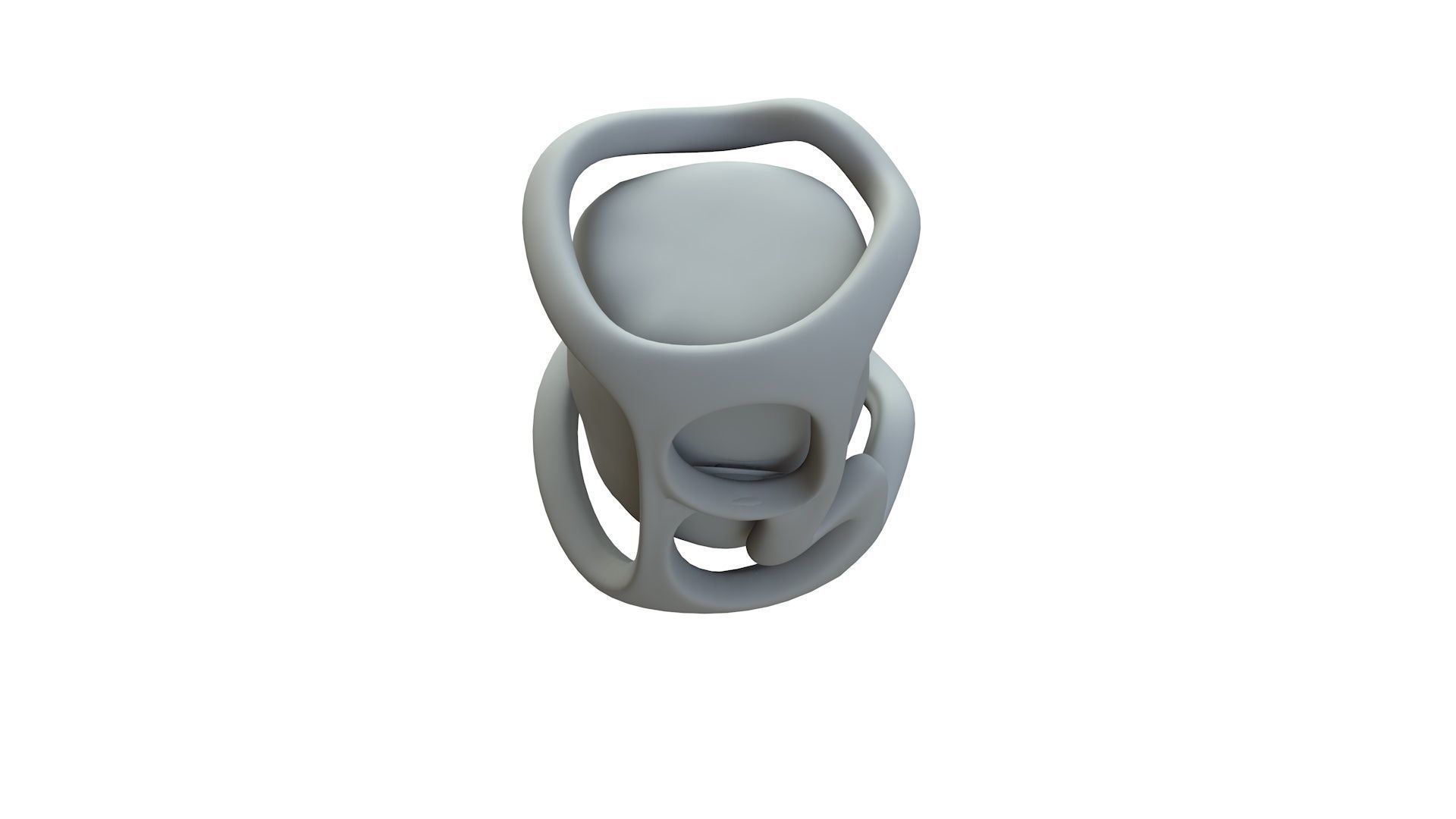 SciFi Shape Object Low Poly Low-poly 3D model_17