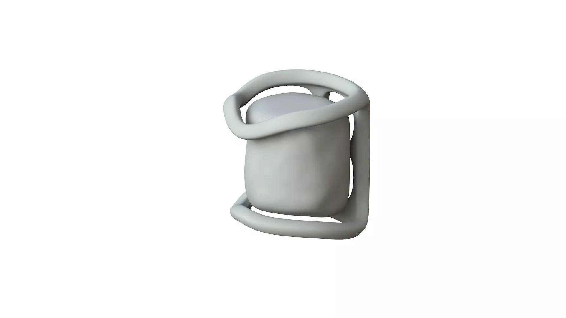 SciFi Shape Object Low Poly Low-poly 3D model_0