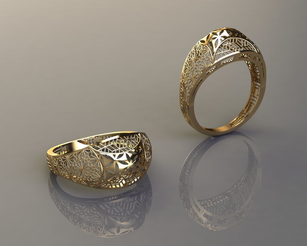  Fusion rings 3D print model_7