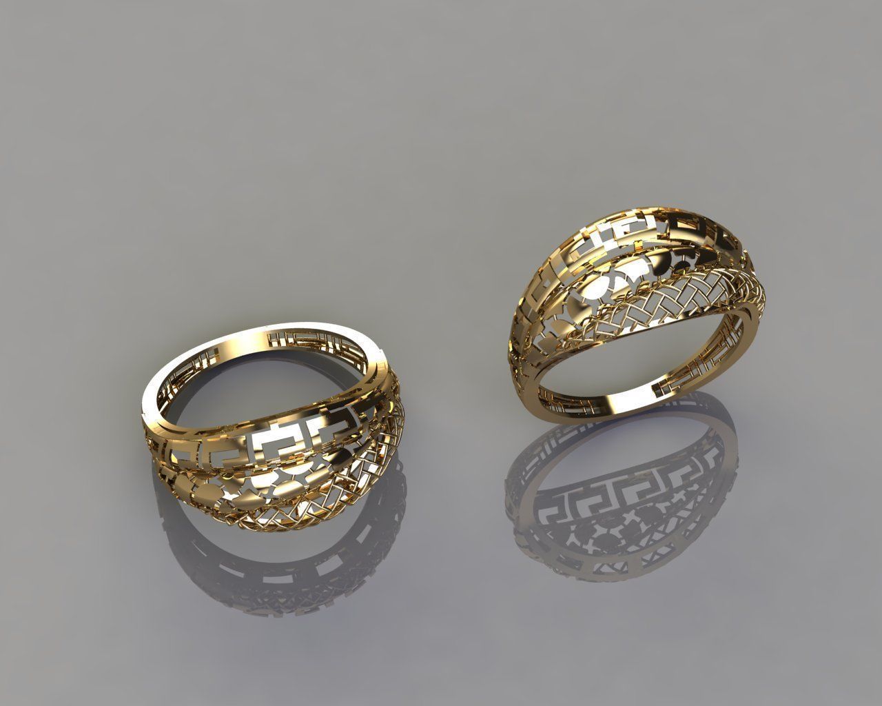  Fusion rings 3D print model_13