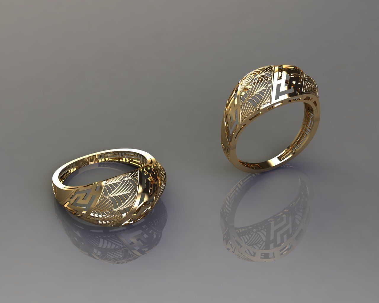  Fusion rings 3D print model_14