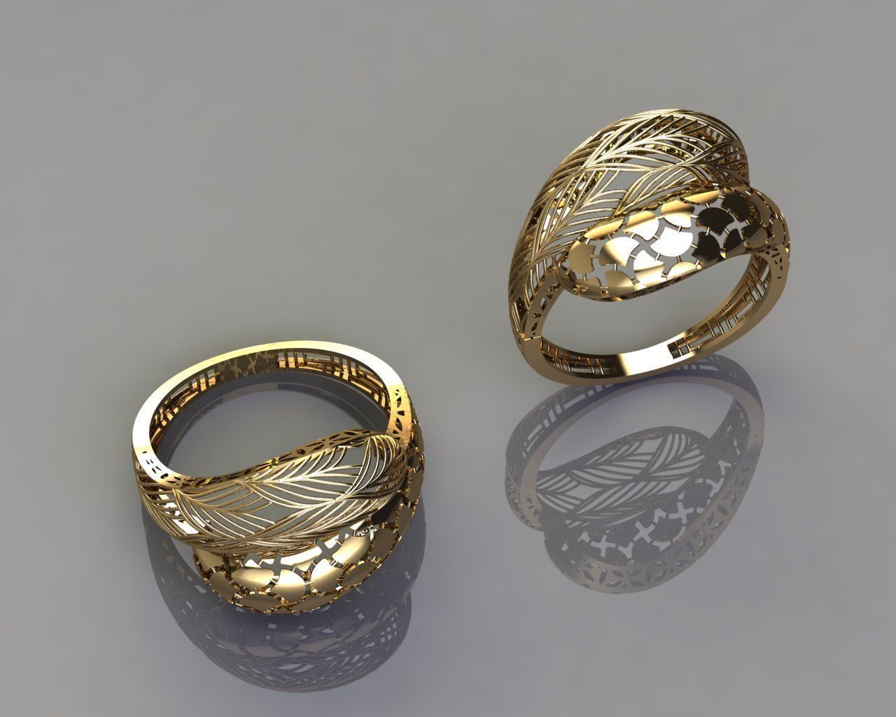  Fusion rings 3D print model_11