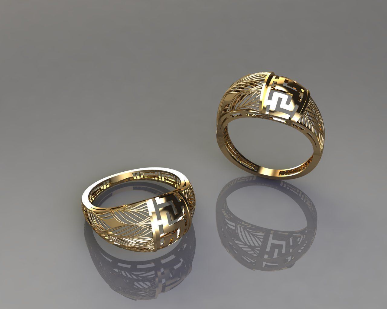  Fusion rings 3D print model_5