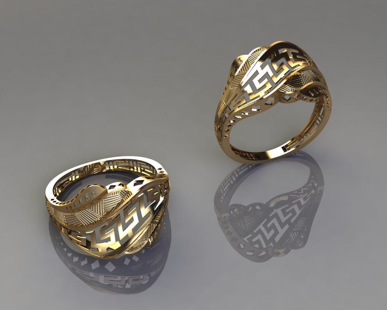  Fusion rings 3D print model_10