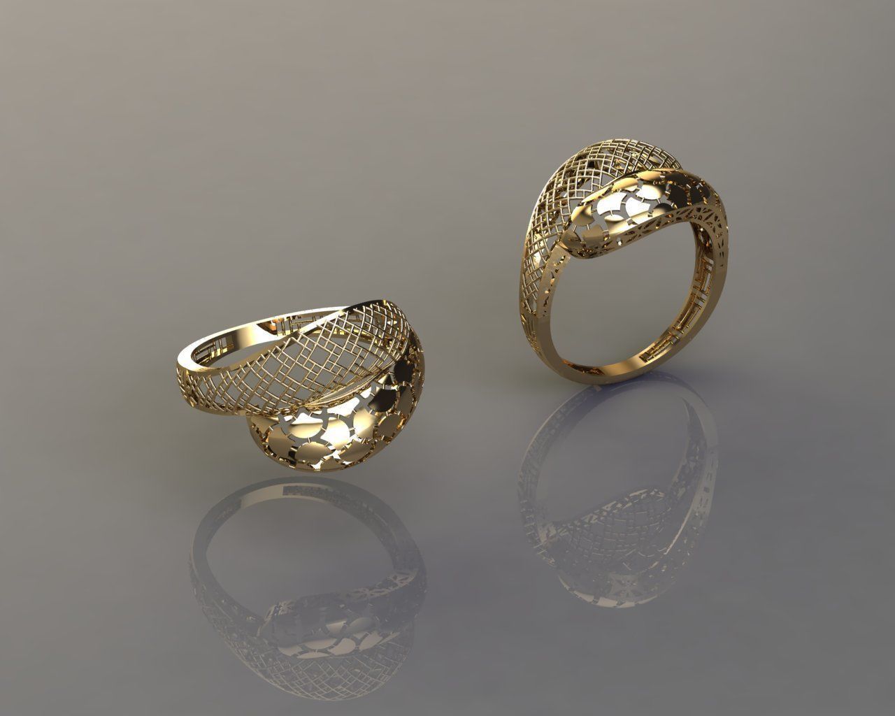  Fusion rings 3D print model_6