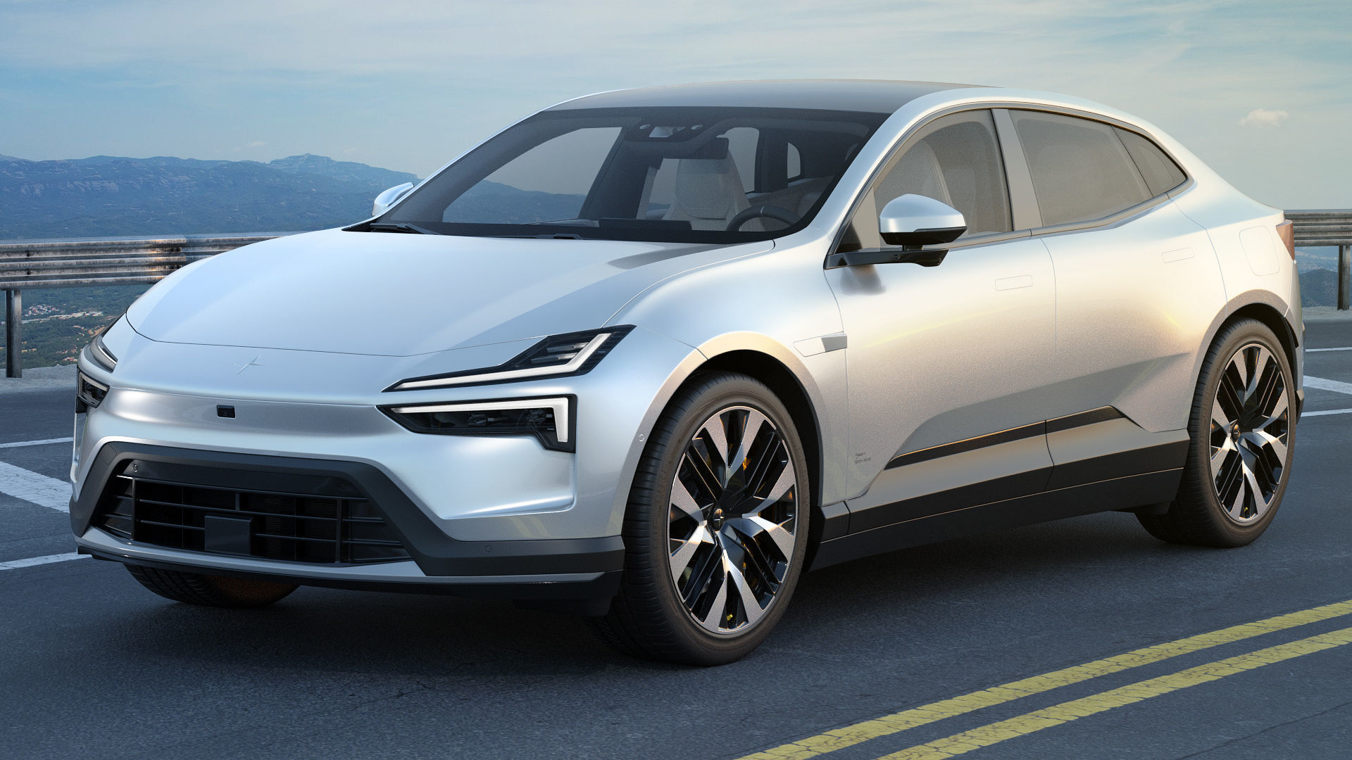 Polestar 4 2024 3D model_4