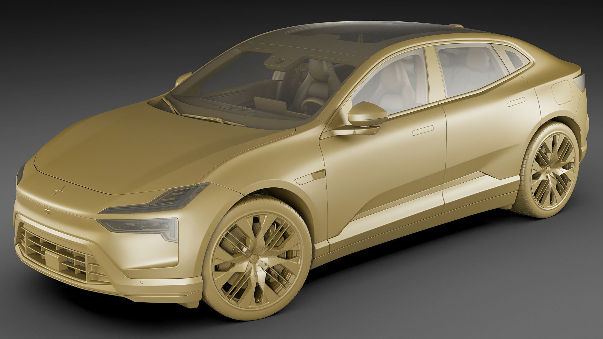 Polestar 4 2024 3D model_27