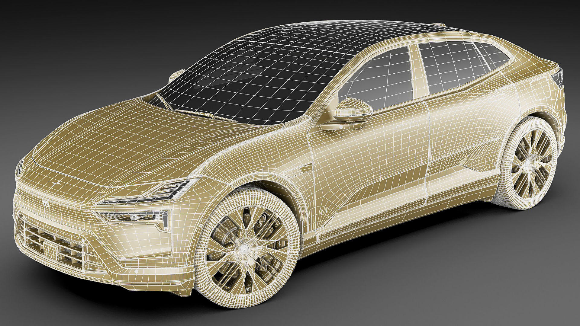 Polestar 4 2024 3D model_34