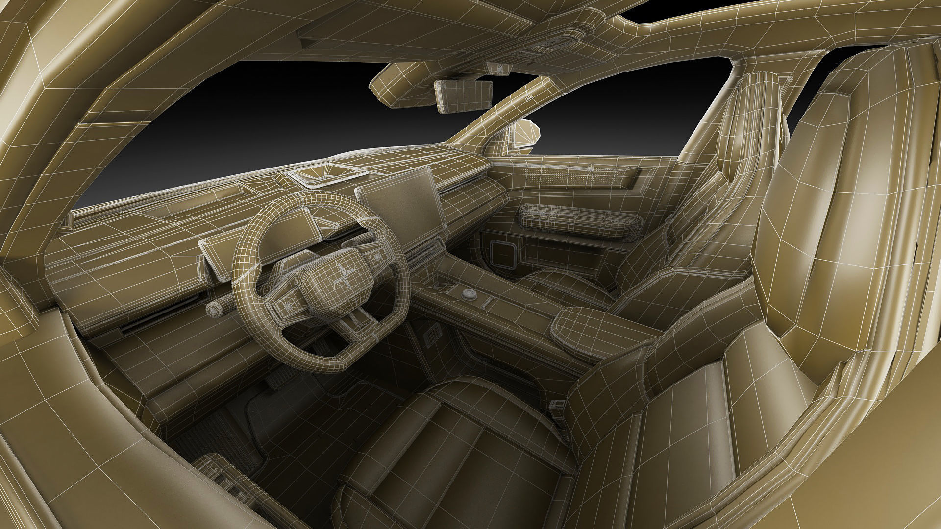 Polestar 4 2024 3D model_36