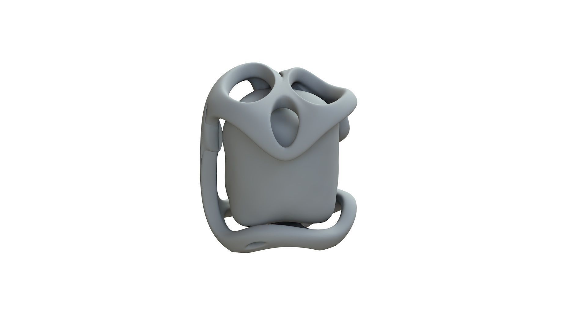 SciFi Shape Object Low Poly Low-poly 3D model_10