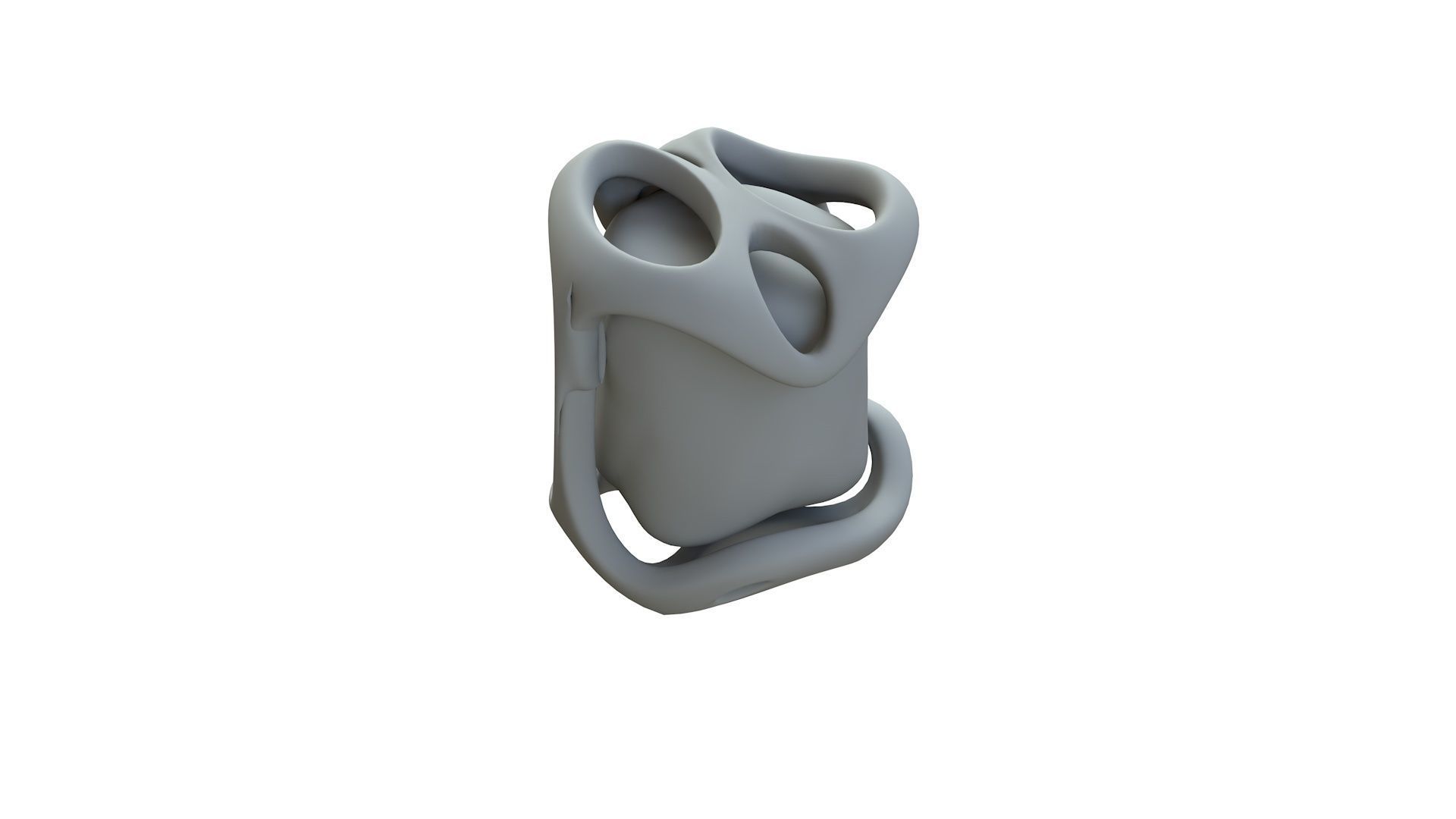 SciFi Shape Object Low Poly Low-poly 3D model_13