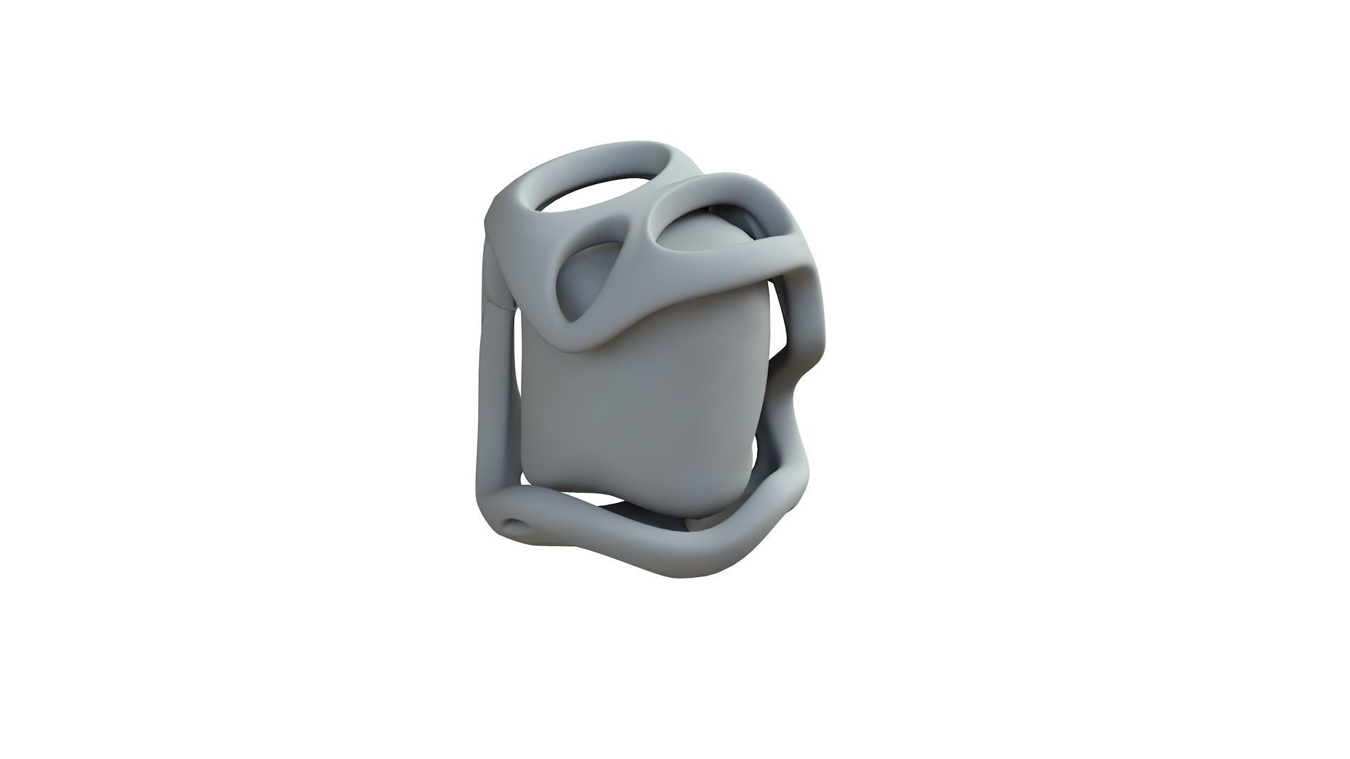 SciFi Shape Object Low Poly Low-poly 3D model_8