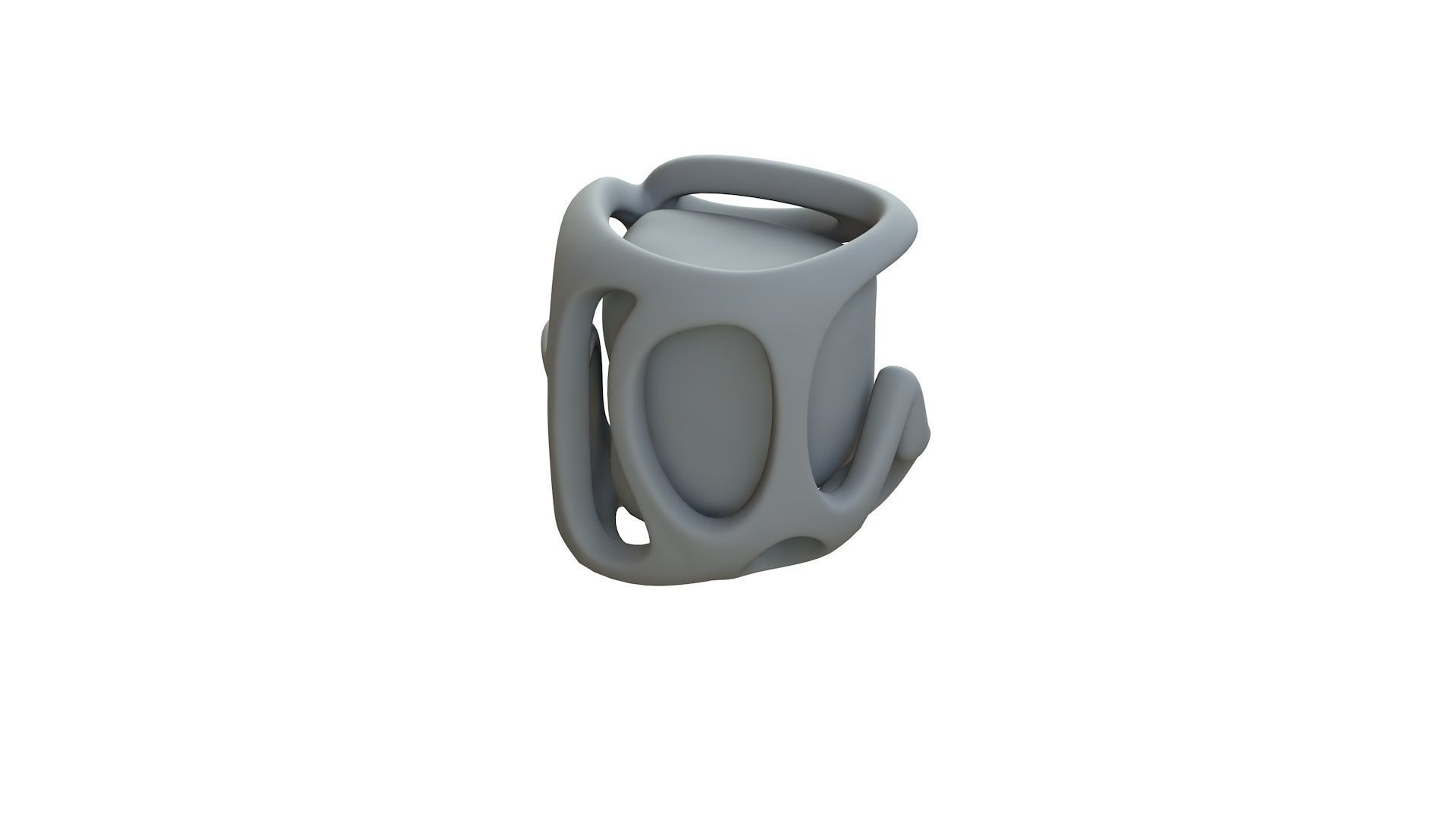 SciFi Shape Object Low Poly Low-poly 3D model_11