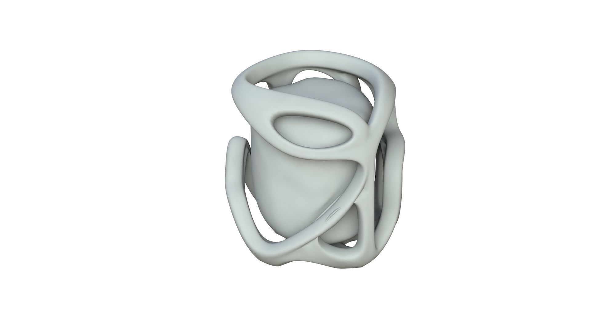 SciFi Shape Object Low Poly Low-poly 3D model_2