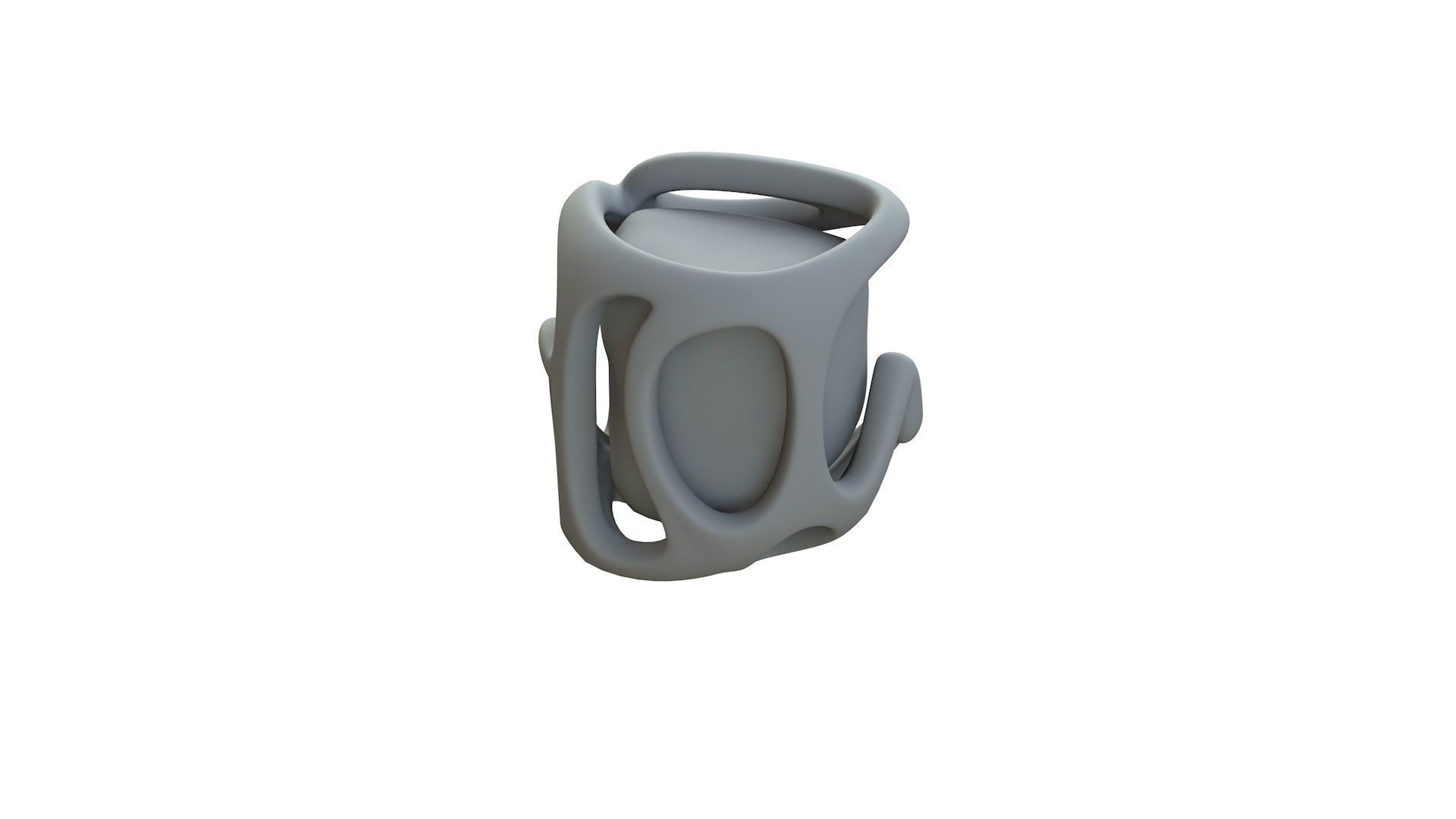 SciFi Shape Object Low Poly Low-poly 3D model_12
