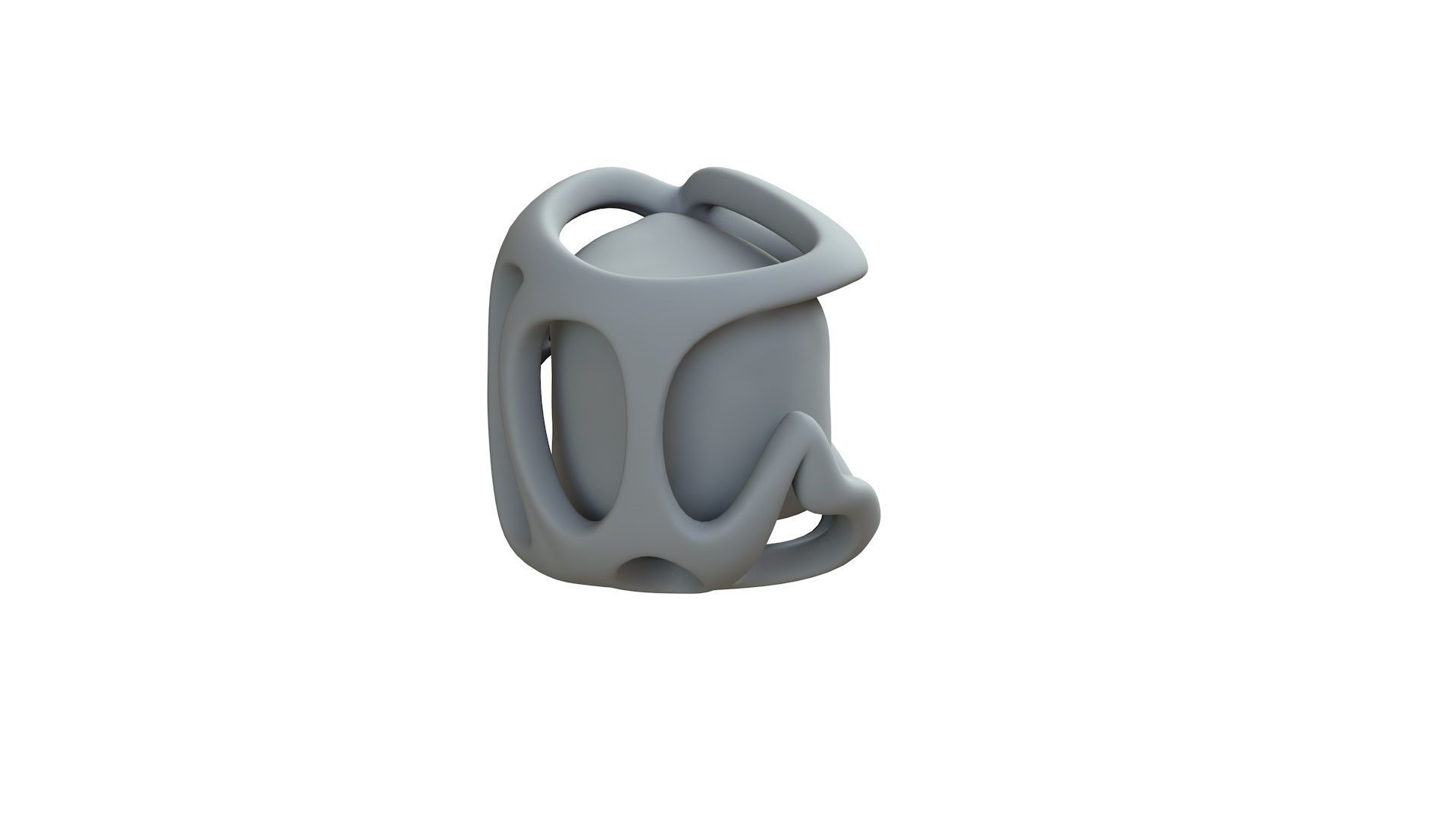 SciFi Shape Object Low Poly Low-poly 3D model_9