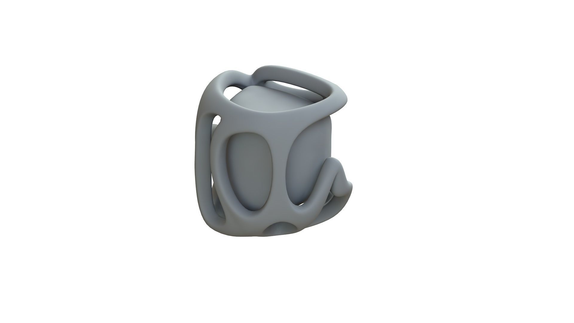 SciFi Shape Object Low Poly Low-poly 3D model_10