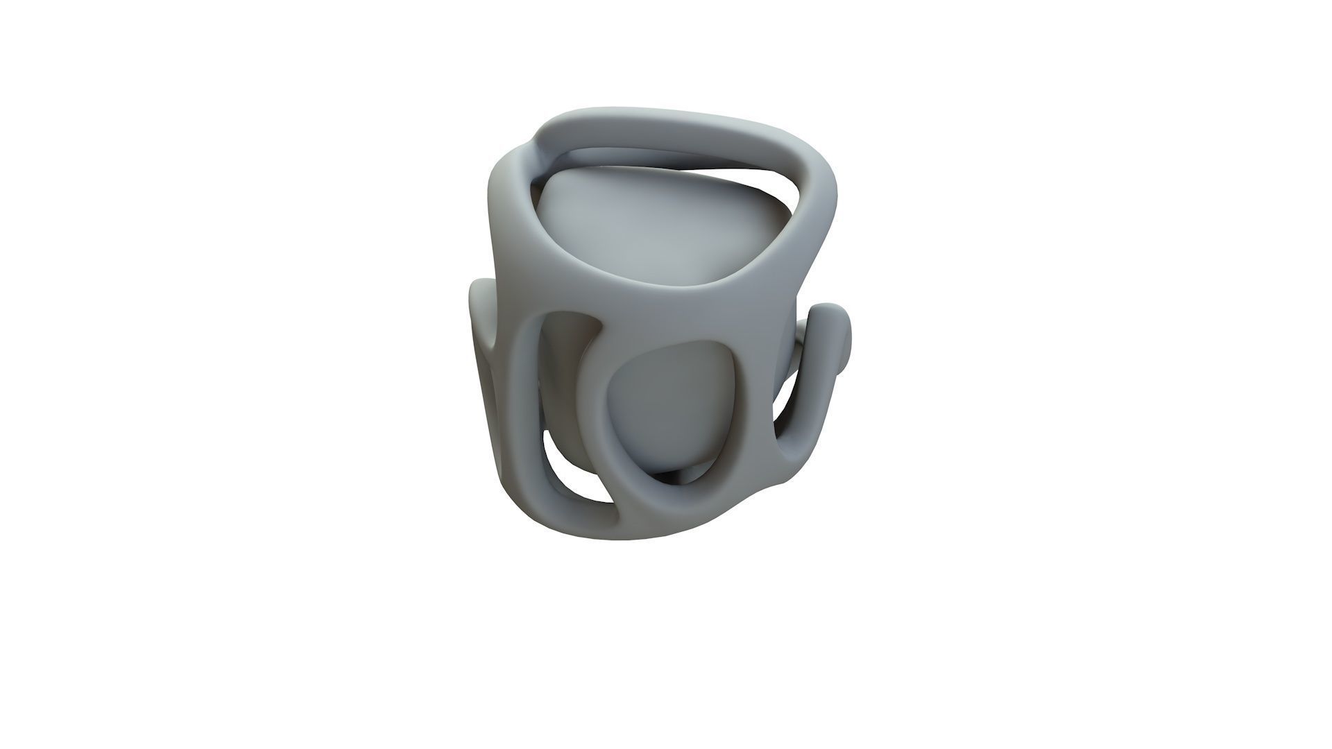 SciFi Shape Object Low Poly Low-poly 3D model_14