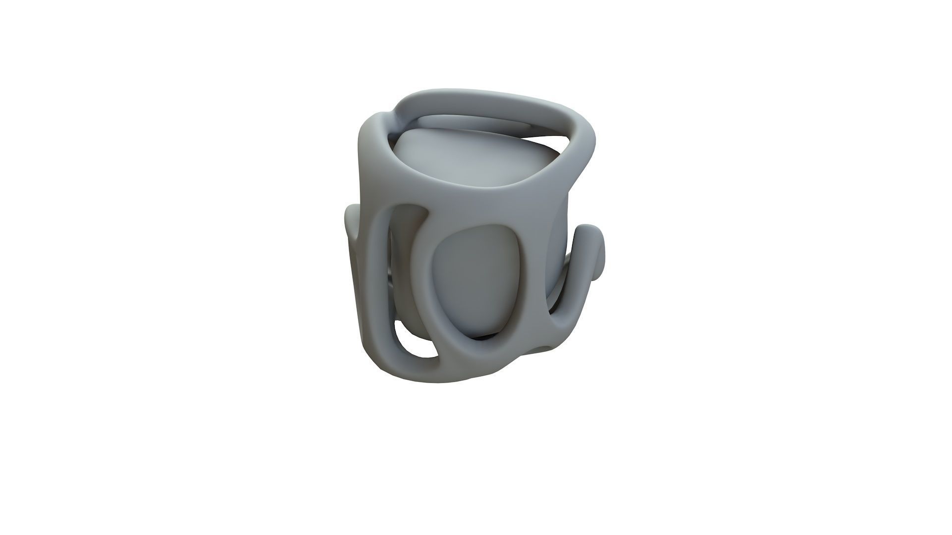 SciFi Shape Object Low Poly Low-poly 3D model_13