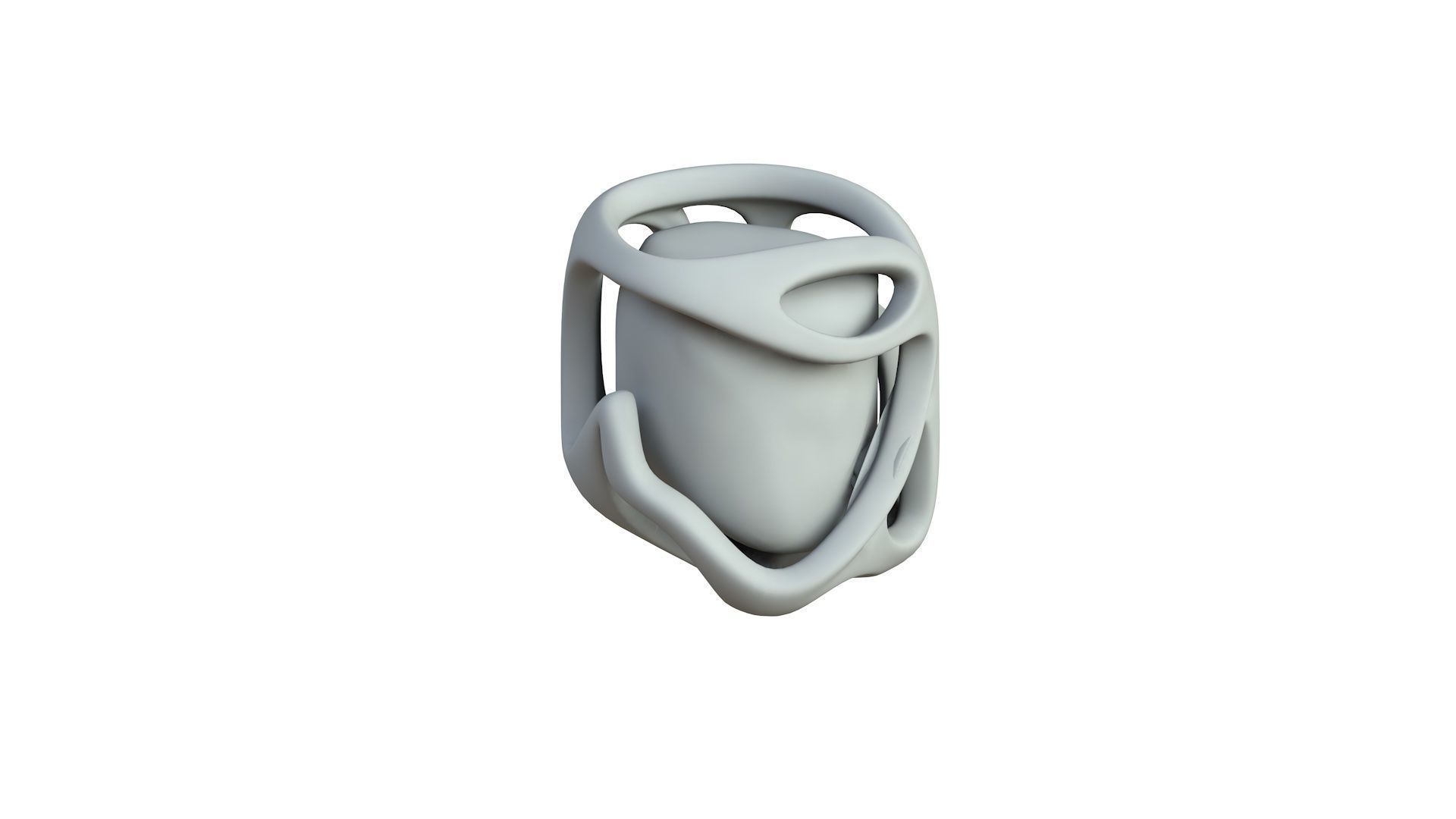SciFi Shape Object Low Poly Low-poly 3D model_4