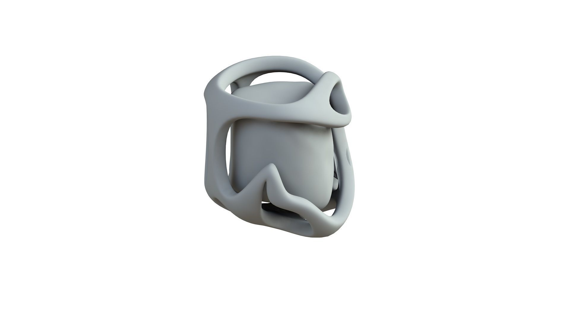 SciFi Shape Object Low Poly Low-poly 3D model_6