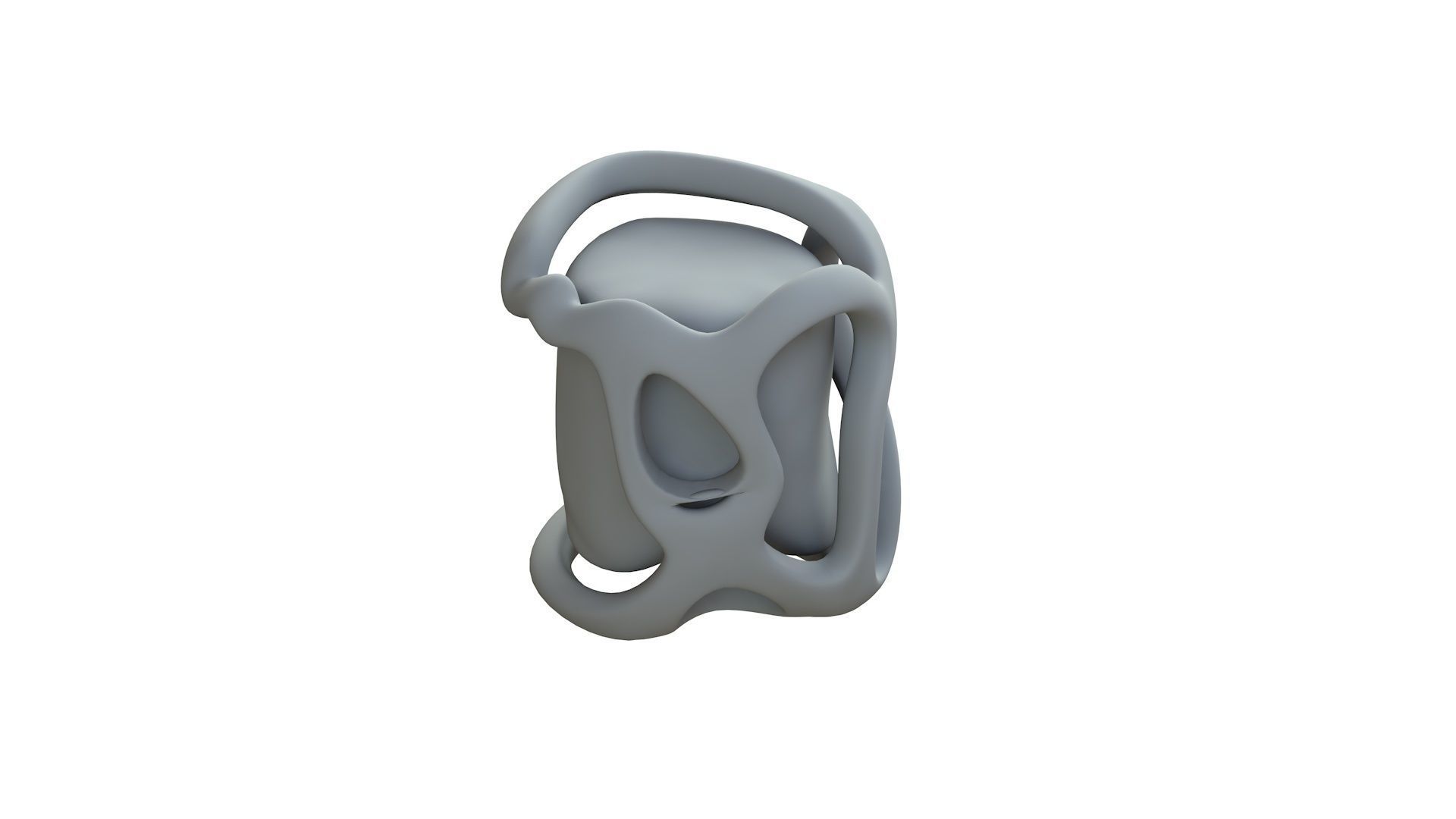 SciFi Shape Object Low Poly Low-poly 3D model_10