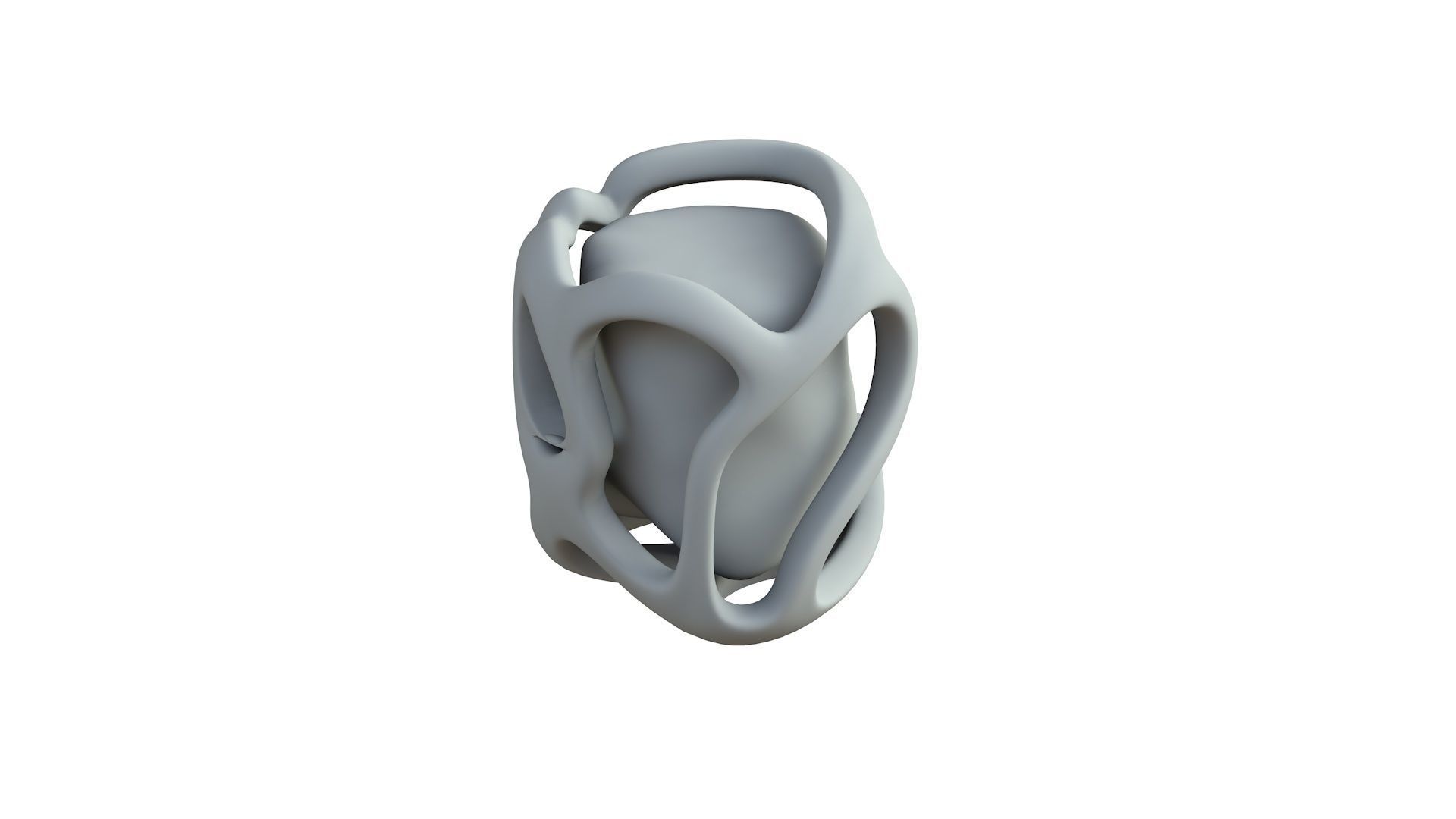 SciFi Shape Object Low Poly Low-poly 3D model_6