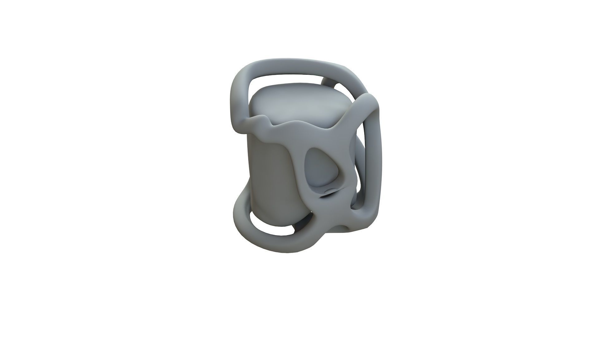 SciFi Shape Object Low Poly Low-poly 3D model_12