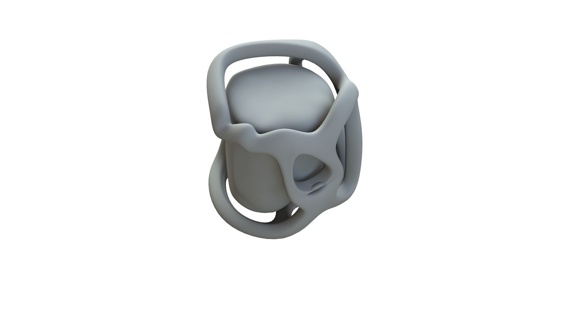 SciFi Shape Object Low Poly Low-poly 3D model_14