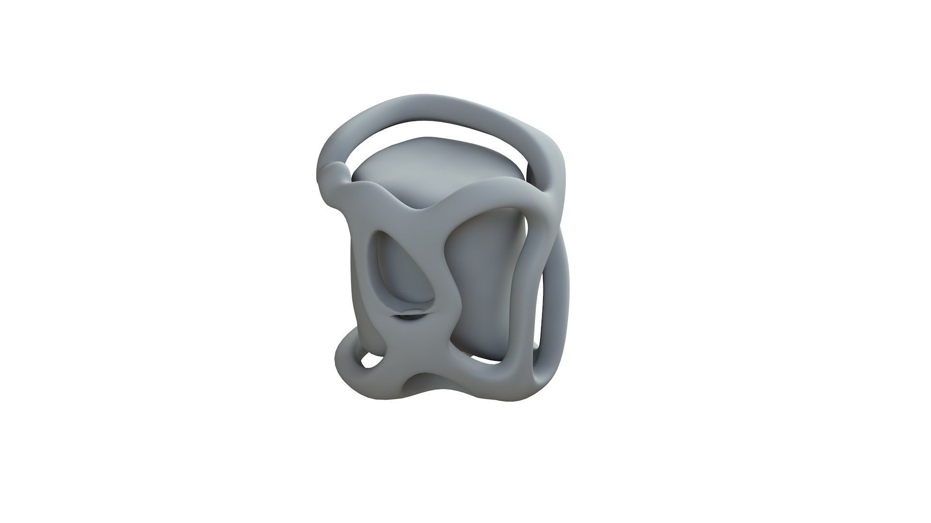 SciFi Shape Object Low Poly Low-poly 3D model_9