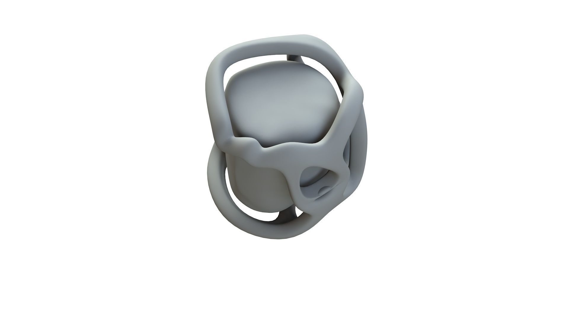 SciFi Shape Object Low Poly Low-poly 3D model_15