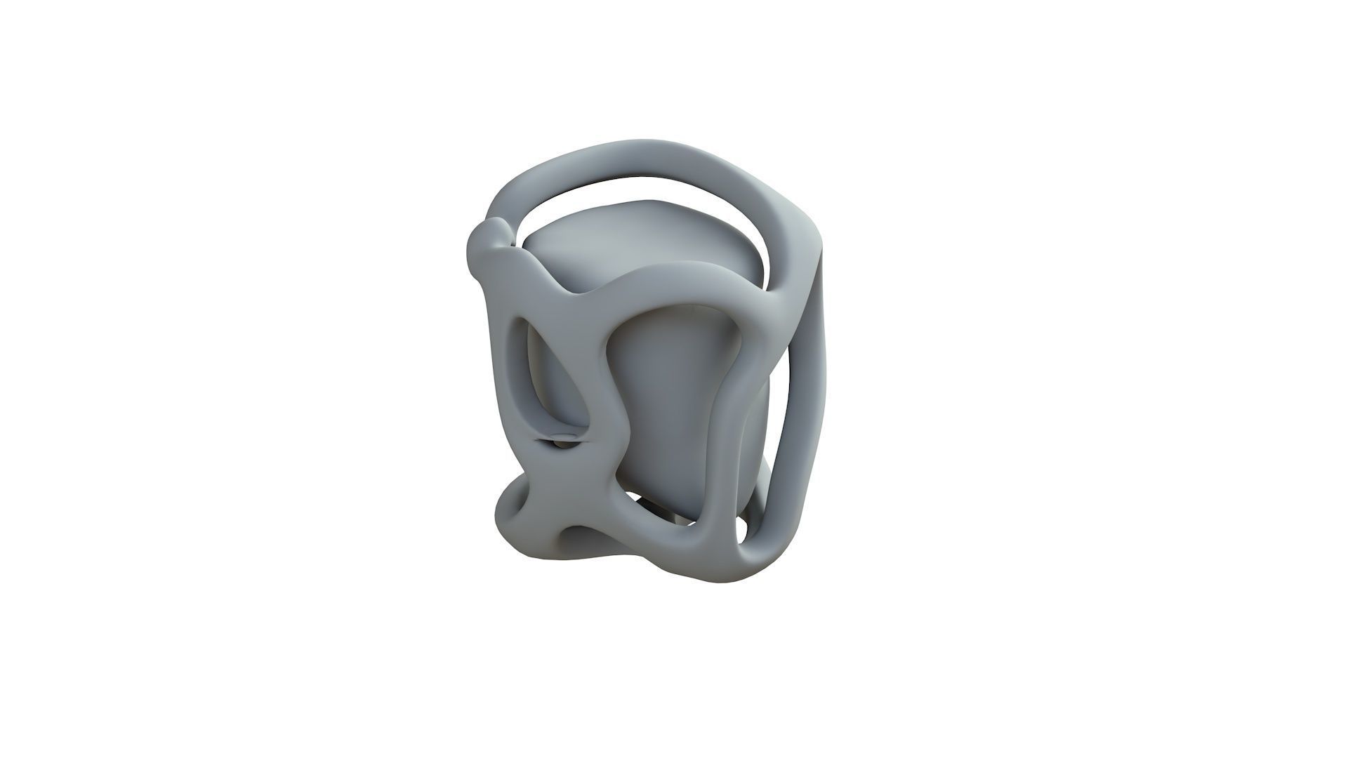 SciFi Shape Object Low Poly Low-poly 3D model_8