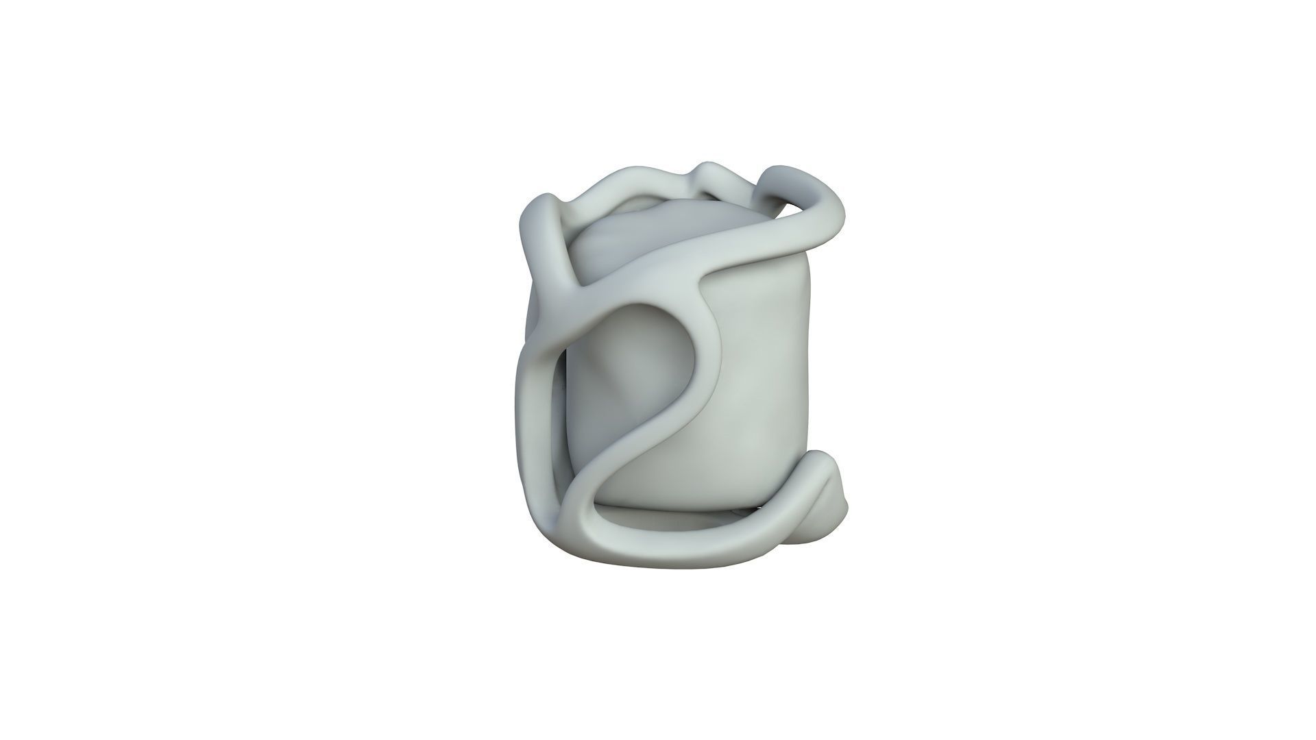 SciFi Shape Object Low Poly Low-poly 3D model_3