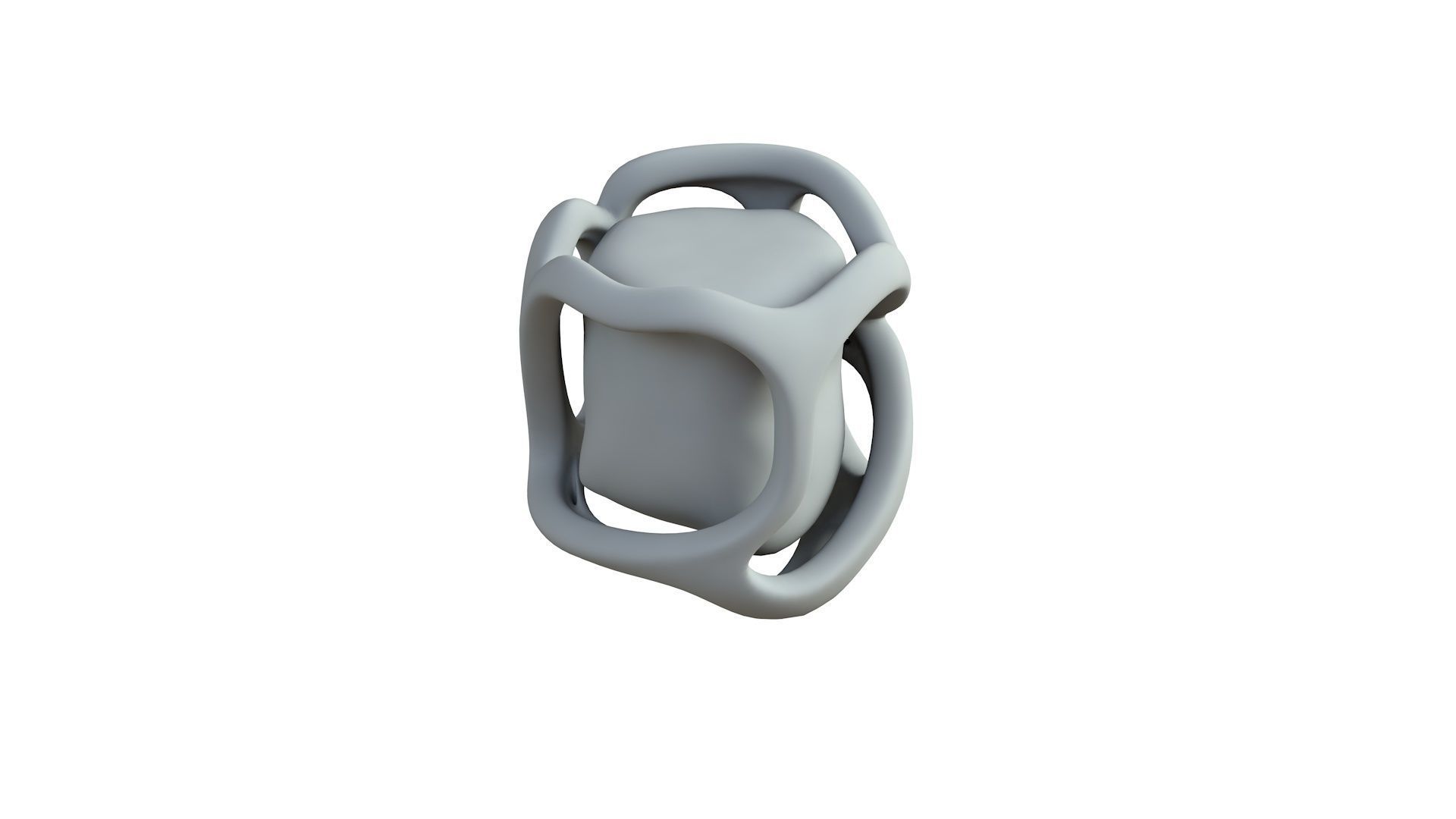 SciFi Shape Object Low Poly Low-poly 3D model_6