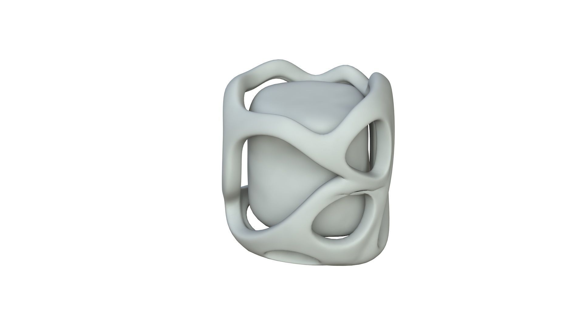 SciFi Shape Object Low Poly Low-poly 3D model_2