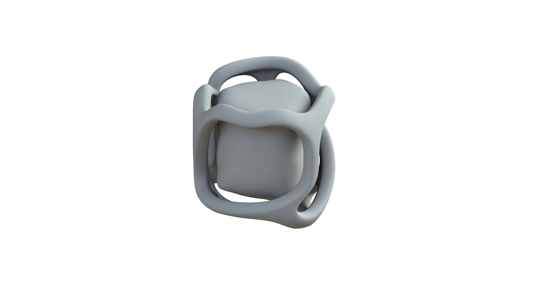 SciFi Shape Object Low Poly Low-poly 3D model_7