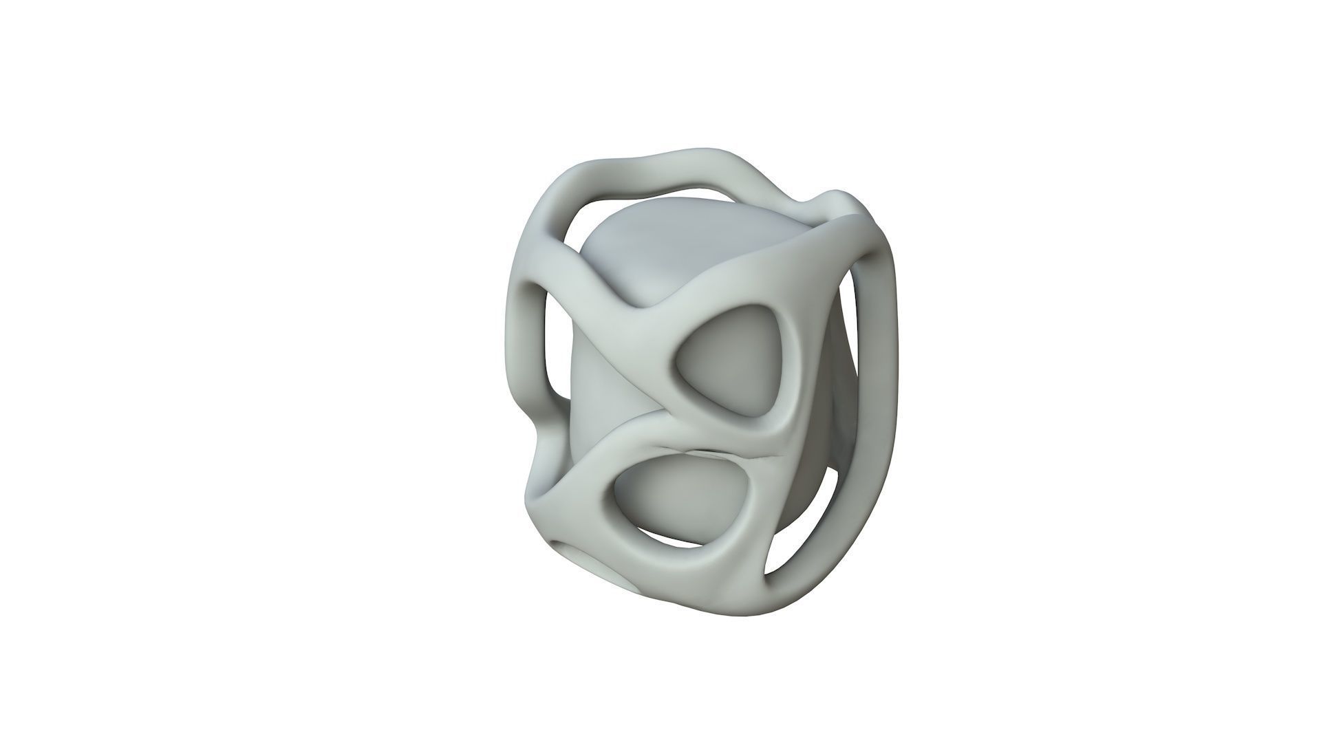 SciFi Shape Object Low Poly Low-poly 3D model_1