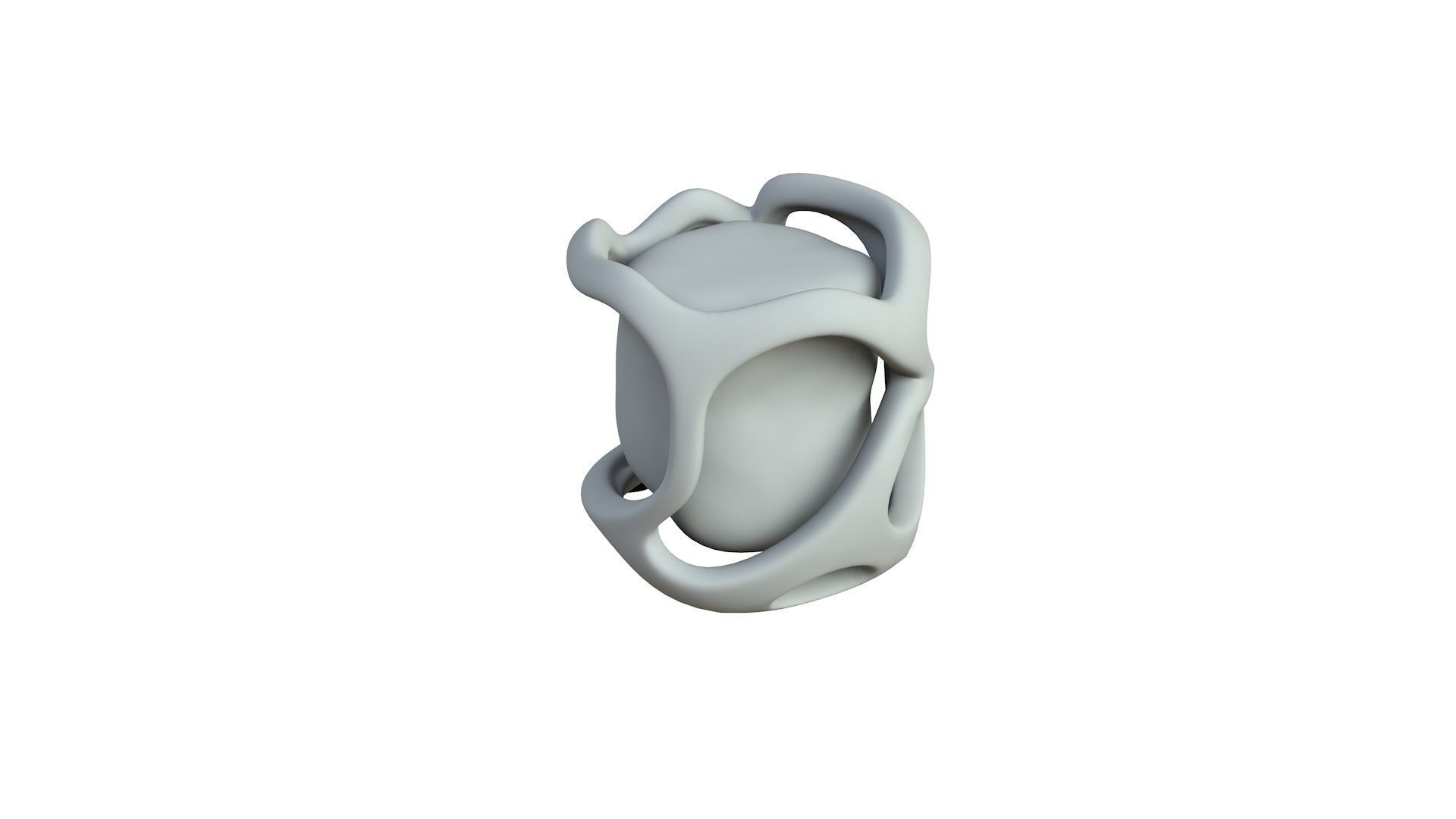 SciFi Shape Object Low Poly Low-poly 3D model_4