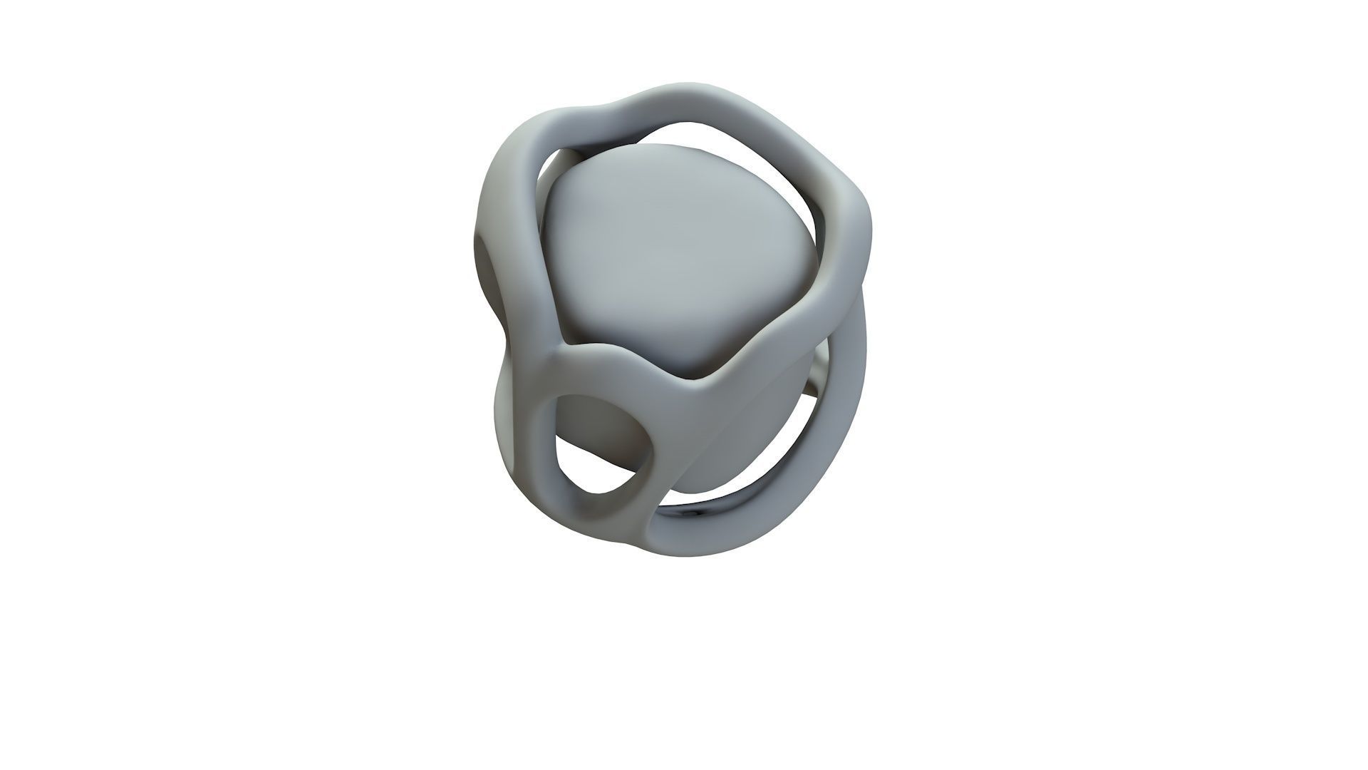 SciFi Shape Object Low Poly Low-poly 3D model_17