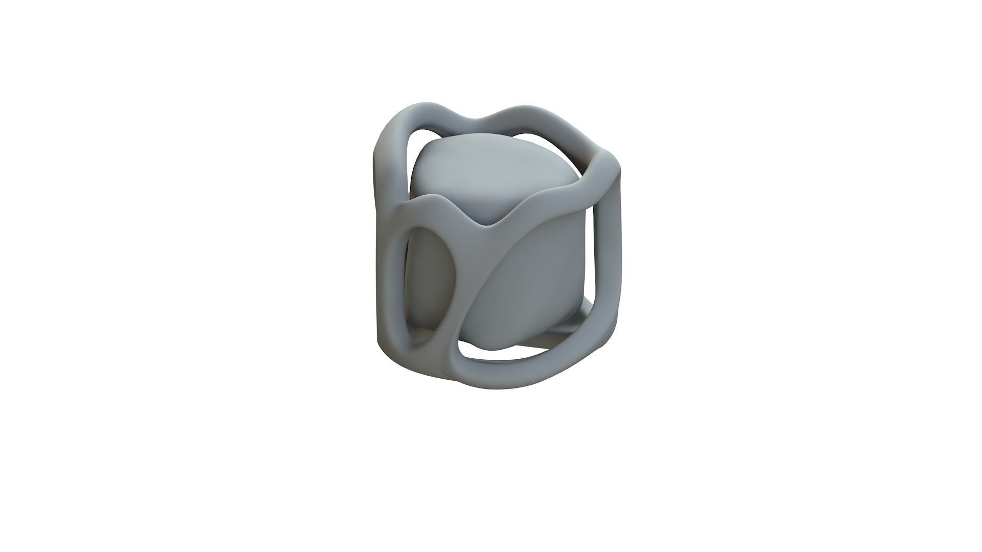 SciFi Shape Object Low Poly Low-poly 3D model_12