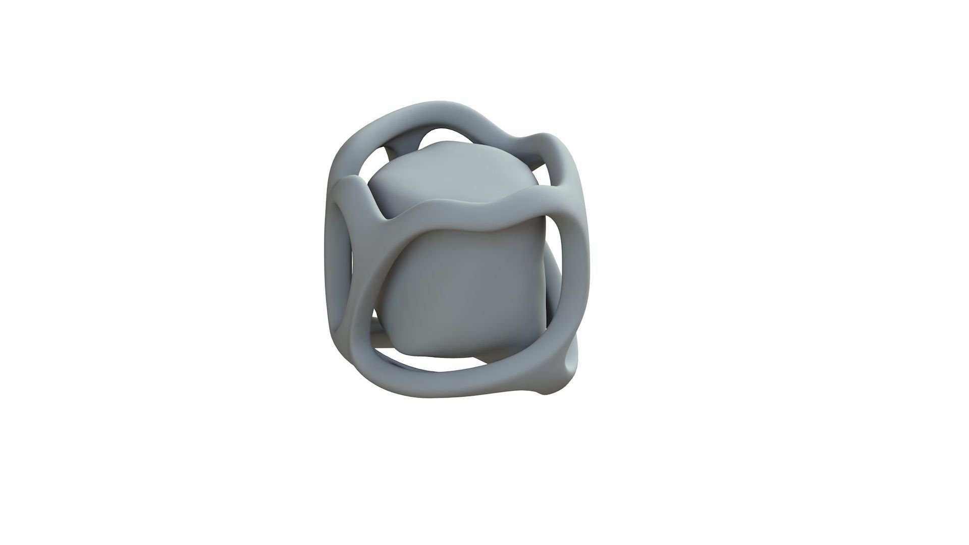 SciFi Shape Object Low Poly Low-poly 3D model_9