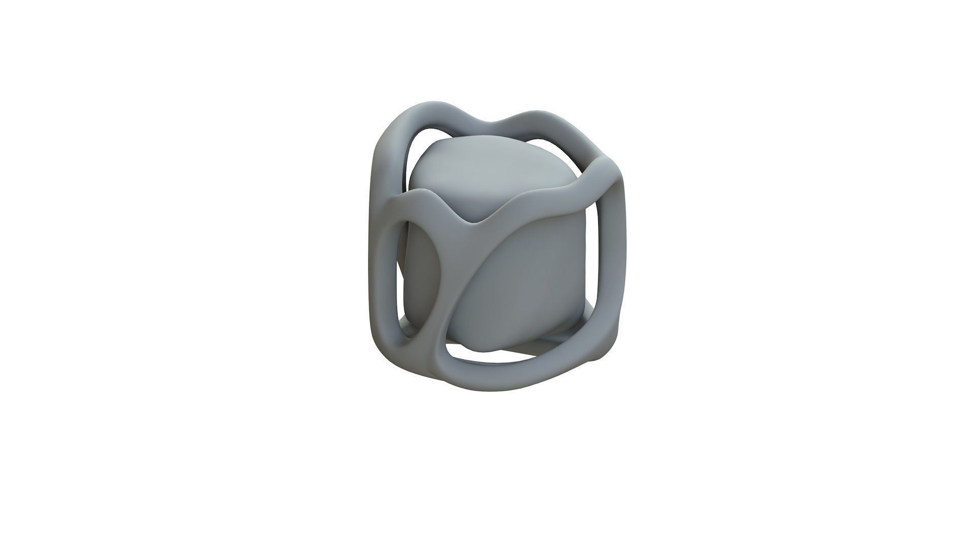 SciFi Shape Object Low Poly Low-poly 3D model_11