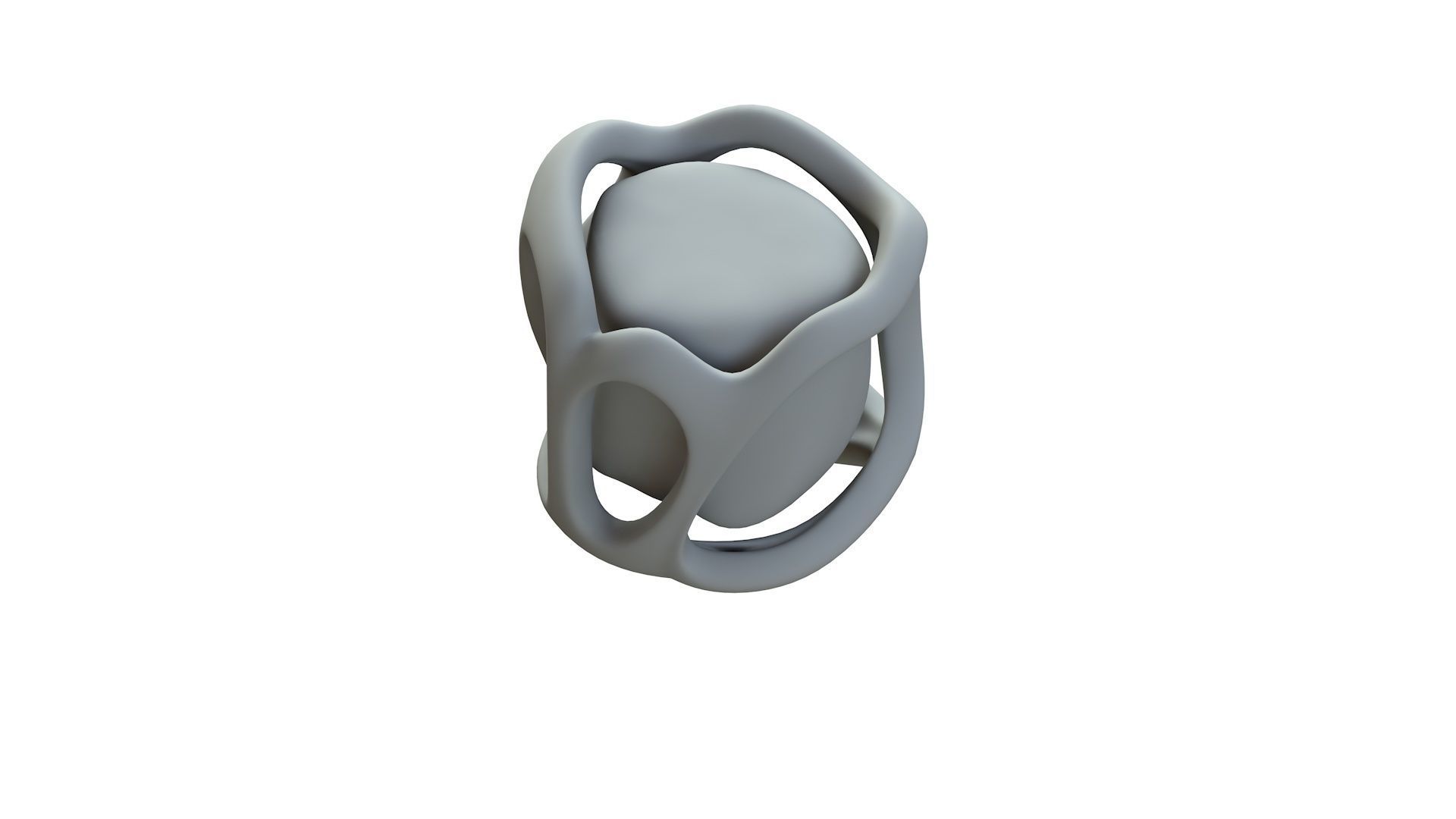 SciFi Shape Object Low Poly Low-poly 3D model_14