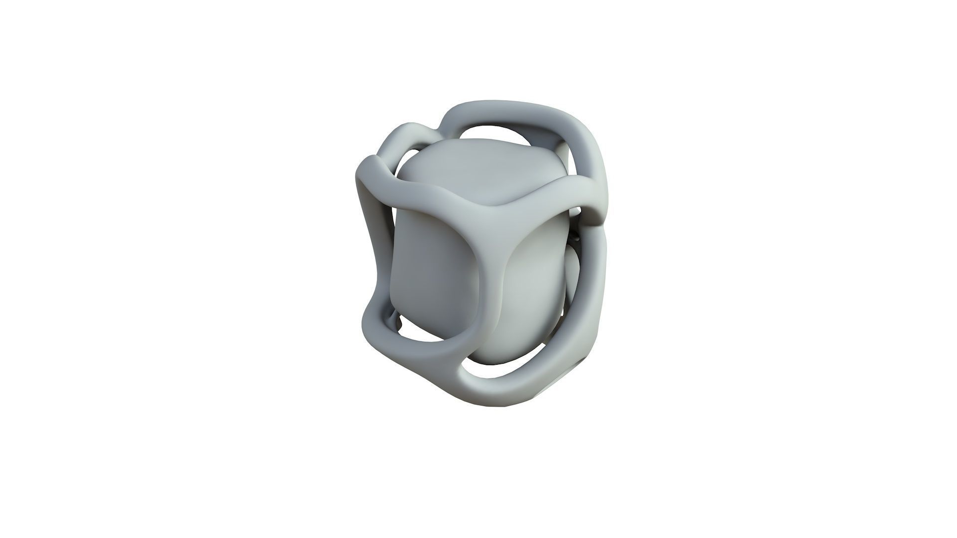 SciFi Shape Object Low Poly Low-poly 3D model_5