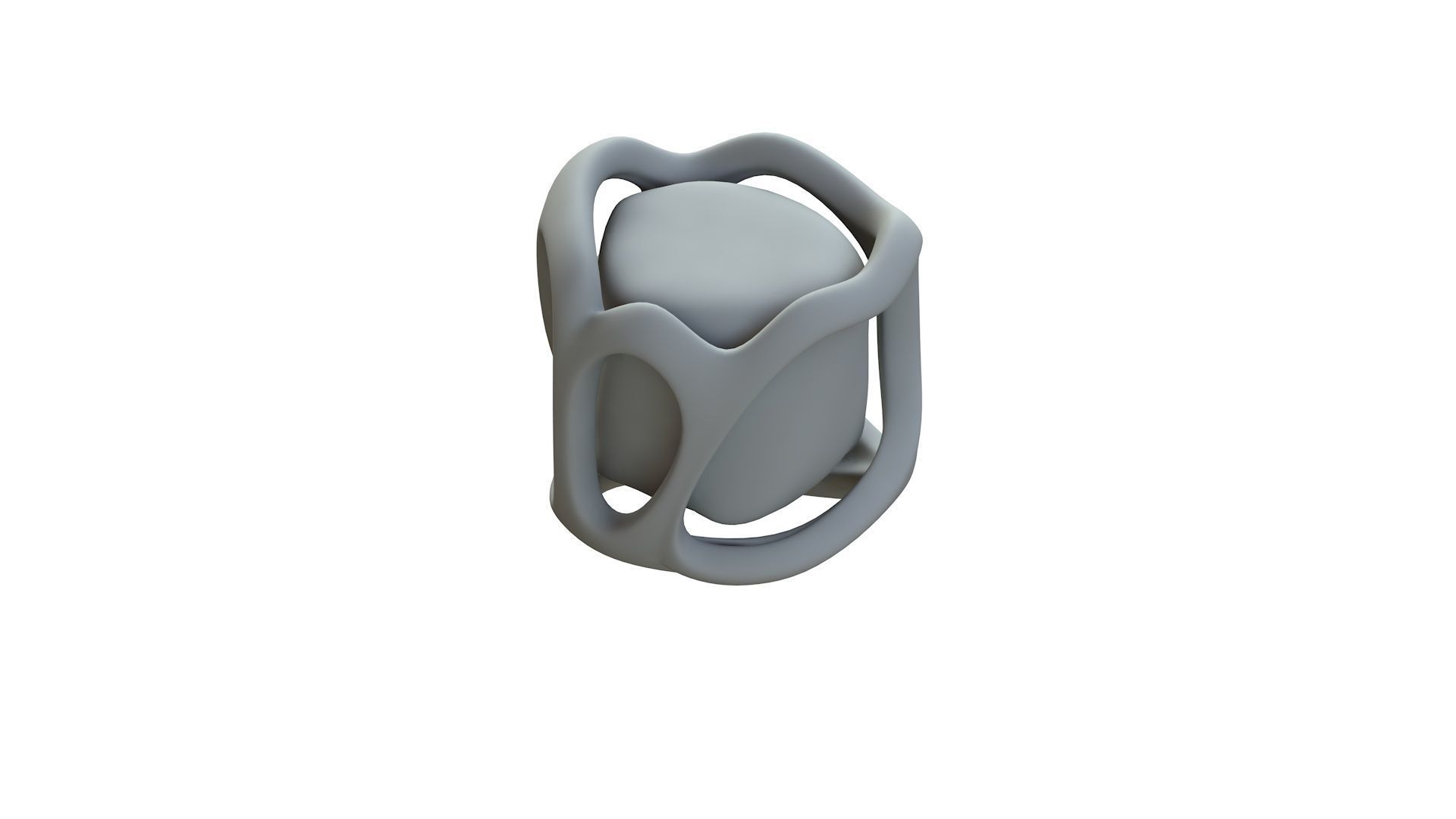 SciFi Shape Object Low Poly Low-poly 3D model_13